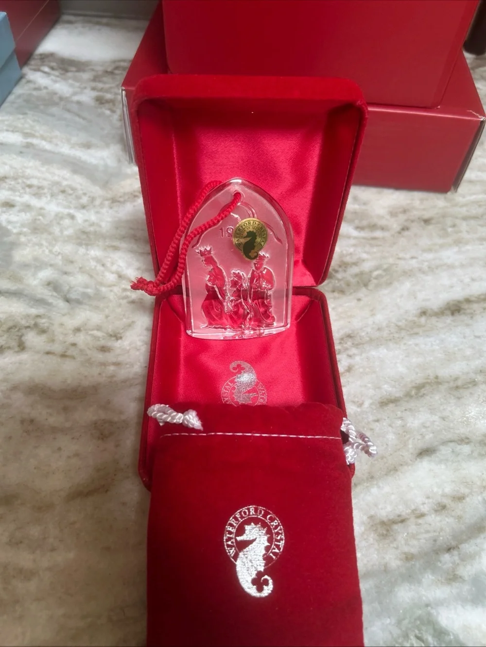 Waterford, 1999 Nativity Collection Ornament, Three Wisemen New Original Box